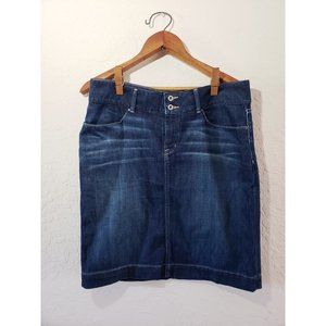 Banana Republic Blue Denim Skirt Size 12